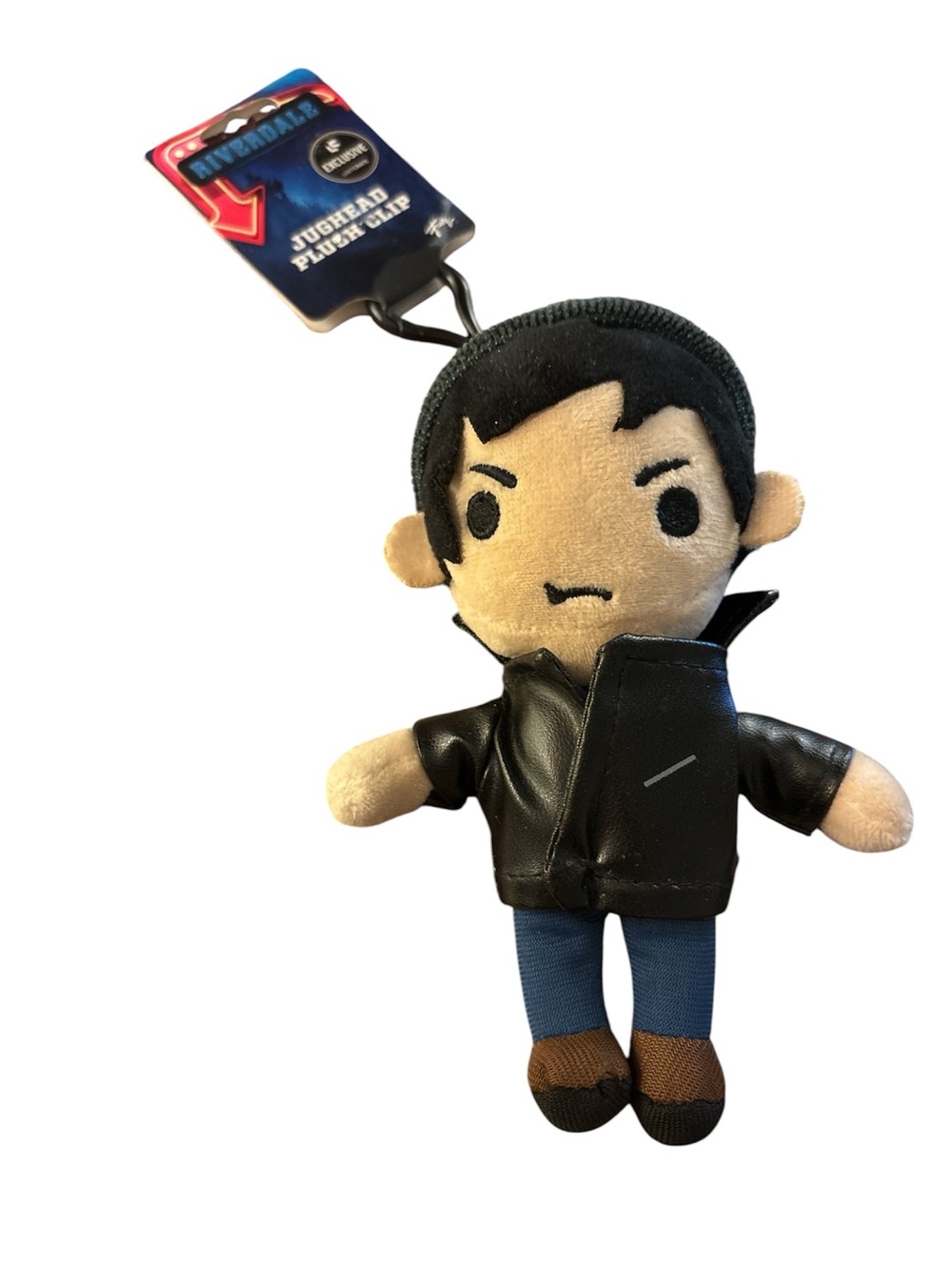 Loot Crate Riverdale Jughead Plush Clip - Black, Blue, Red